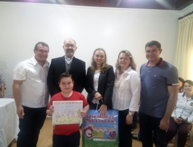 Aluno de Mercedes é premiado no Concurso de Desenhos da Campanha da Fraternidade 2018